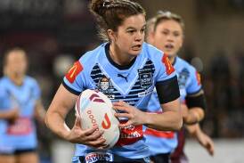 Rachael Pearson will line up as the Blues' preferred halfback for the first Origin game on May 16. (Mick Tsikas/AAP PHOTOS)